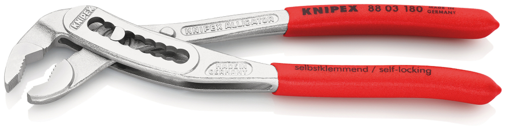 KNIPEX Alligator® хромированные 180 мм 8803180