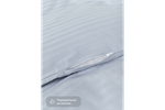 Постельное белье GoodNight Pure Страйп-сатин евро (пододеяльник и 2 наволочки), серо-голубой