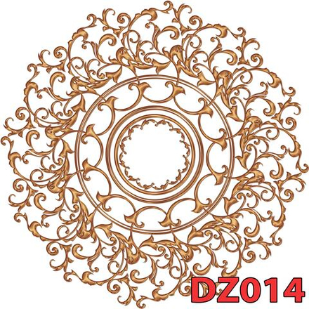 Фото обои - Декор под золото DZ014