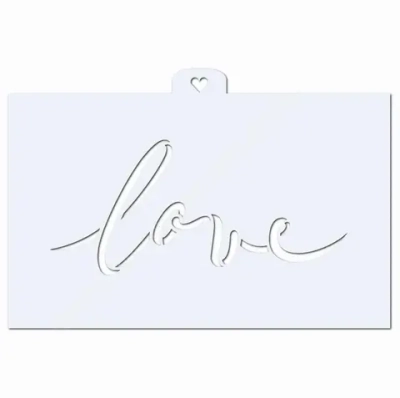 Love. Трафарет для торта. (-)