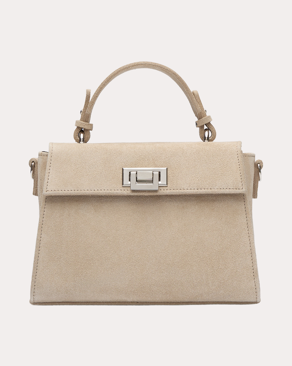 СУМКА "22" БЕЖЕВАЯ ЗАМША