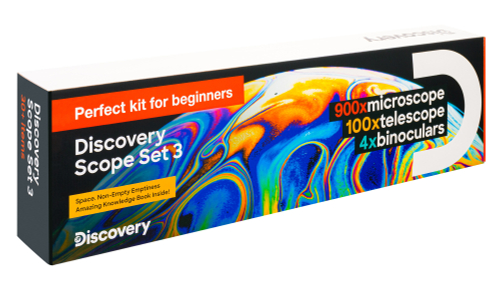 Набор Levenhuk Discovery Scope 3 с книгой