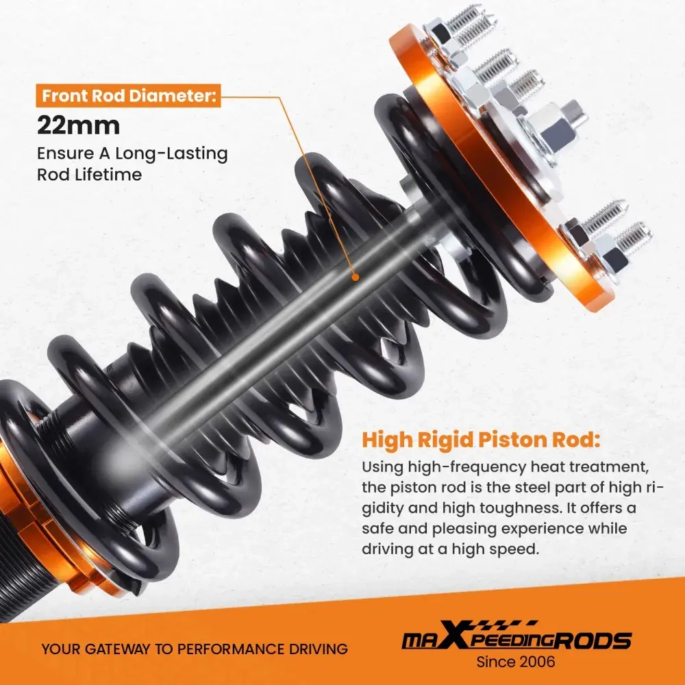 Комплект для автомобиля Honda Accord VIII LX,SE,LX-P sedan CP3 2008-2012 Twin-Tube Damper Coilover Kits lowering kit