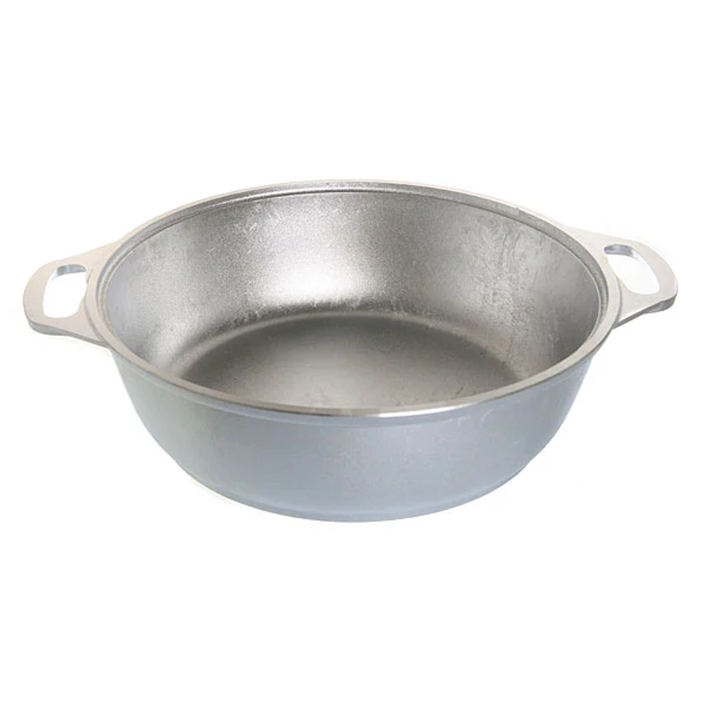 Кастрюля-жаровня алюминевая 3 л литой алюминий КМ-ж30