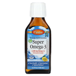 Carlson, Super Omega-3, натуральный лимон, 2600 мг, 3,3 унции (100 мл)