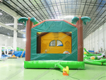 Коммерческий надувной батут "Джунгли" с крышей