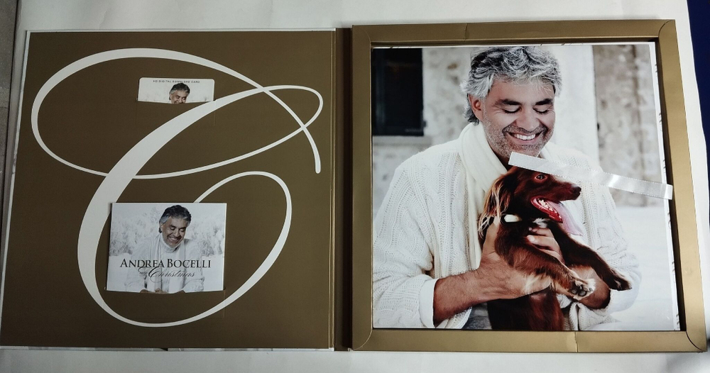 Винтажная виниловая пластинка LP Andrea Bocelli My Christmas (Super Deluxe Limited Edition) (Italy 2009) Limited Edition