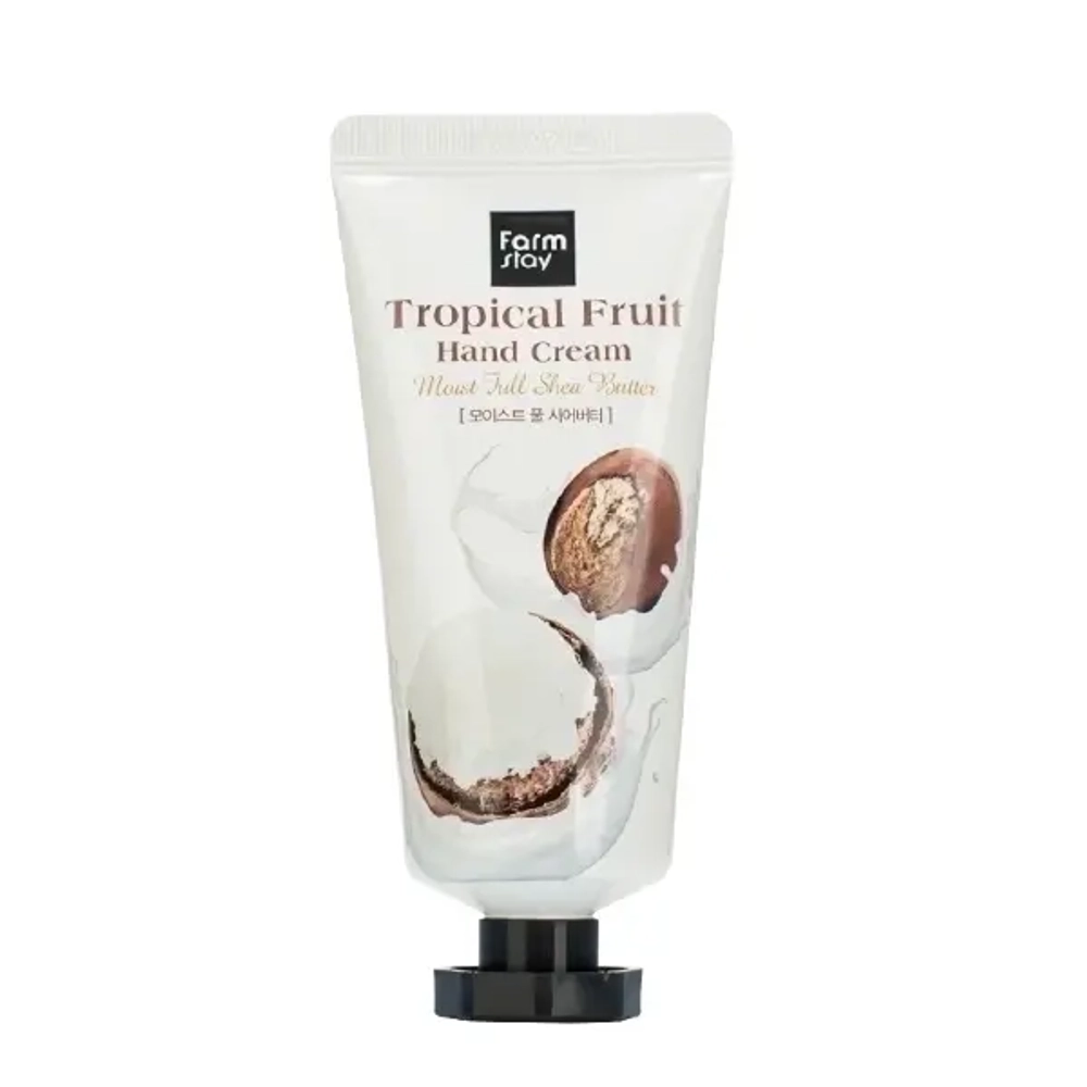 Крем для рук с маслом ши FarmStay Tropical Fruit Hand Cream Moist Full Shea Butter