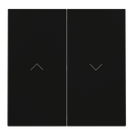 Клавиши для выключателя жалюзи, S70 (черный матовый)