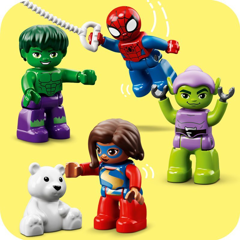 Конструктор LEGO DUPLO - Человек-паук и его друзья в парке развлечений 10963