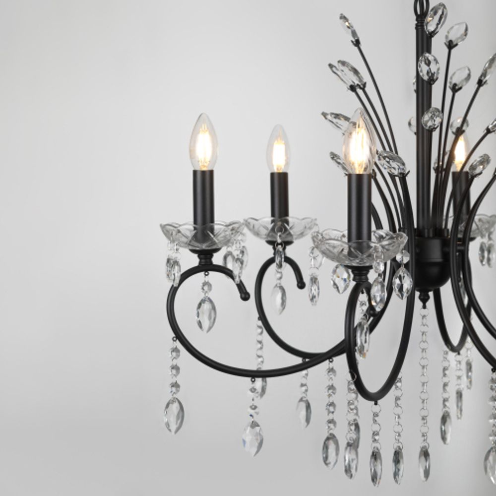 Люстра Rivoli   2097-306 6 х Е14 40 Вт классика