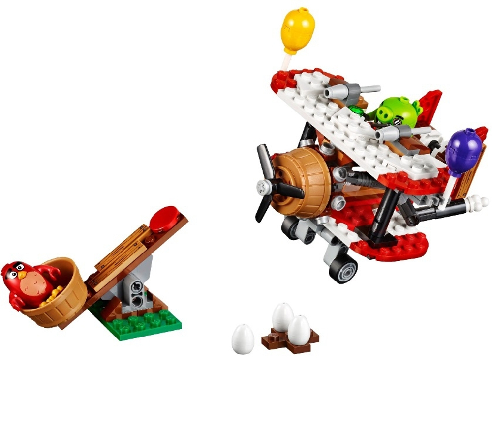 LEGO Angry Birds: Самолётная атака свинок 75822 — Piggy Plane Attack — Лего Злые птички