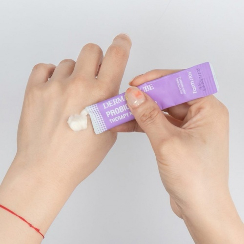 Ночной крем для лица с пробиотиками FarmStay Derma cube probiotics therapy night cream