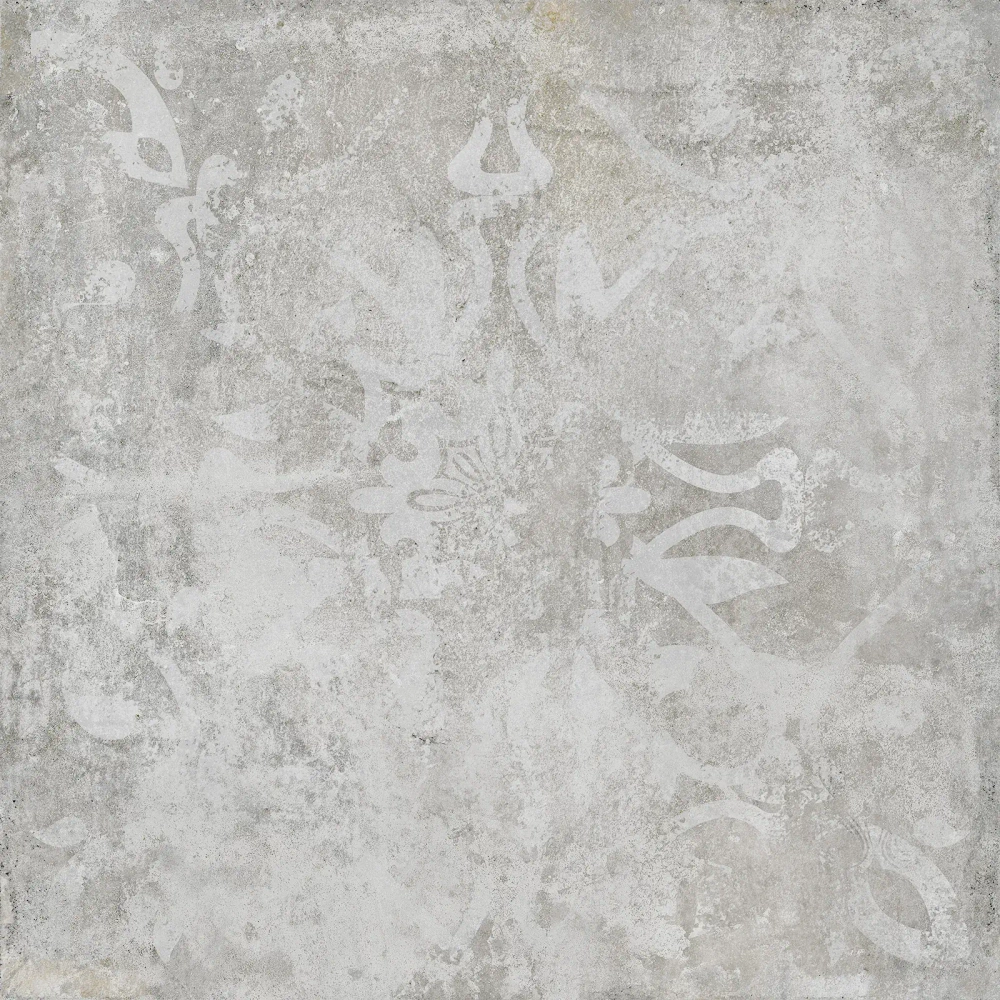 Керамогранит Alma Ceramica GFU6060TTM27R Totem 60x60 серый глазурованный матовый / противоскользящий под бетон / с орнаментом