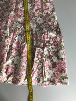 Юбка с летним принтом, маркировка S, визуально 44 размер