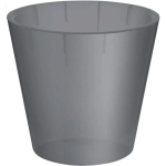 Горшок для орхидей D160 мм, 1,6л с дренажной вставкой (серый перламутр) (комплект 16 шт)