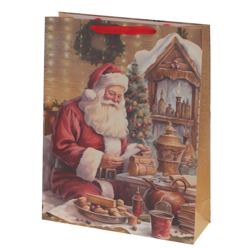 GAEM Пакет подарочный (бумага 230г/м2, блок микс 12шт), L43 W15 H55 см, 4в.