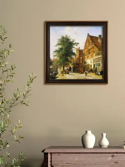 Картина серии "Голландия" настенная для интерьера 36*36 см