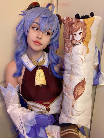 Мини дакимакура Холо из Волчица и пряности арт. M0417, 60х20 см