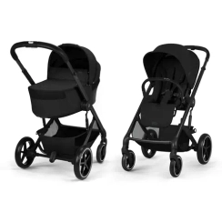 Детская коляска Cybex Balios S Lux BLK 2 в 1 Moon Black