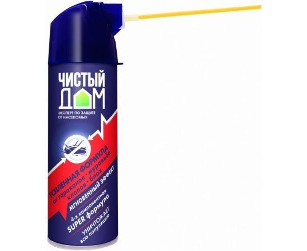 Чистый дом аэрозоль "Усиленной формулы" 400мл