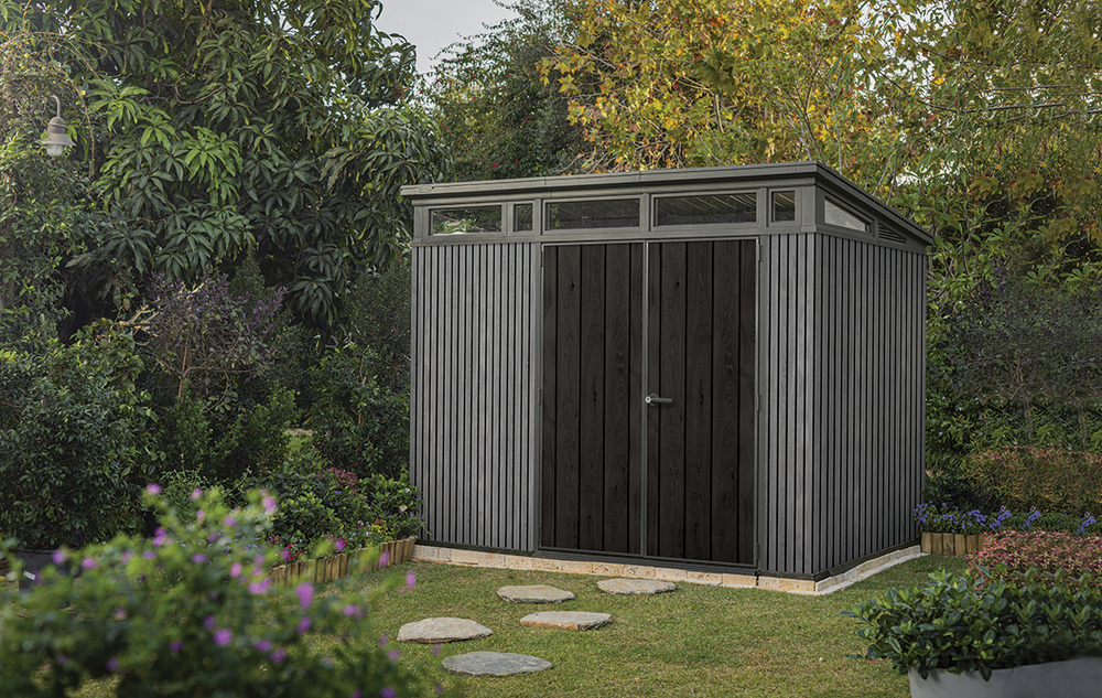 Садовый сарай Keter Signature Vertical Pent 9x7 grey