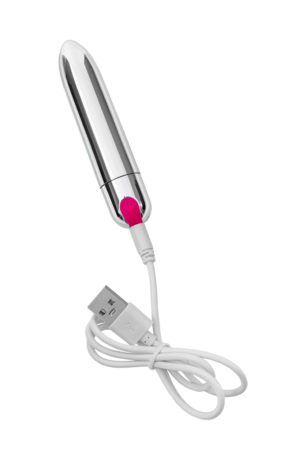 Вибропуля A-Toys Liting 10 режимов вибрации серебристая 9,5 см