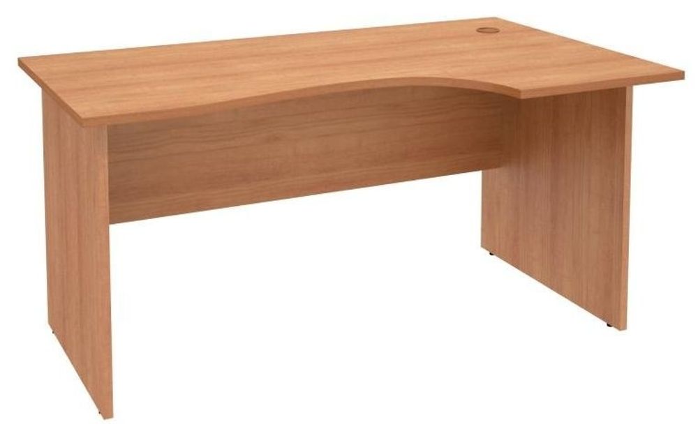 Стол эргономичный правый "Альфа" 62.21 Орех Пегас, ЛДСП, Витра