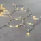Светодиодная гирлянда с колпачком 100 теплых белых LED ламп 10 м., 24В., прозрачный провод ПВХ, IP65, LTC (PST100CAP-10-1WW)