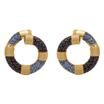 Серьги c Cапфирами, E0293-0/1