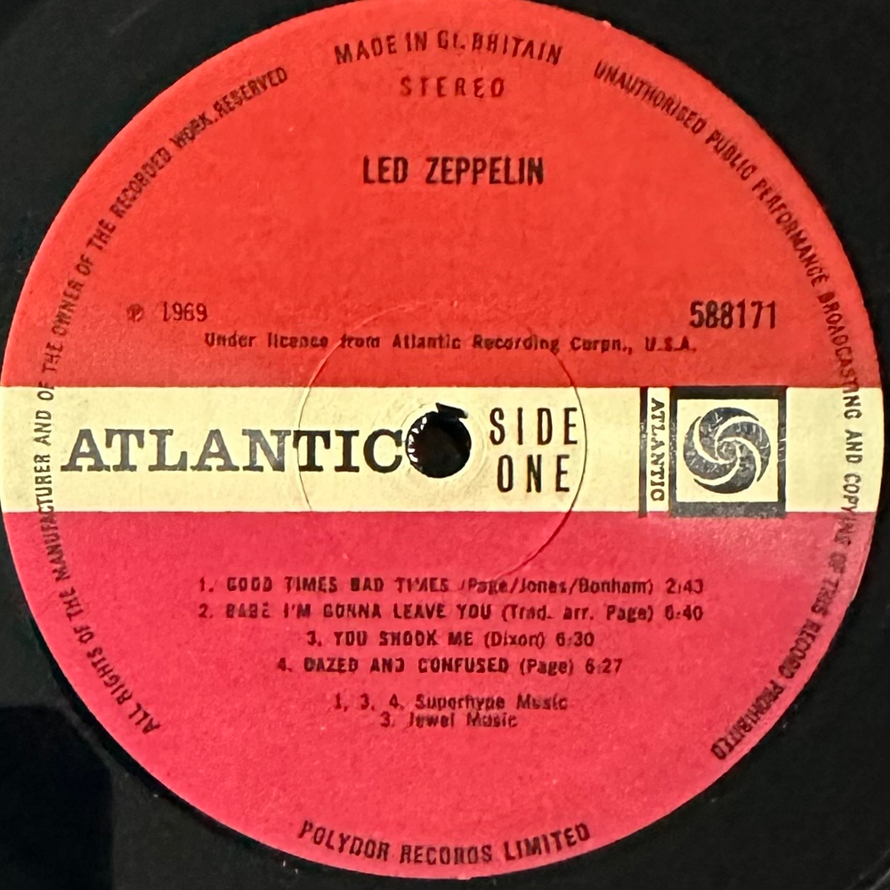 Led Zeppelin- Led Zeppelin (Европа)