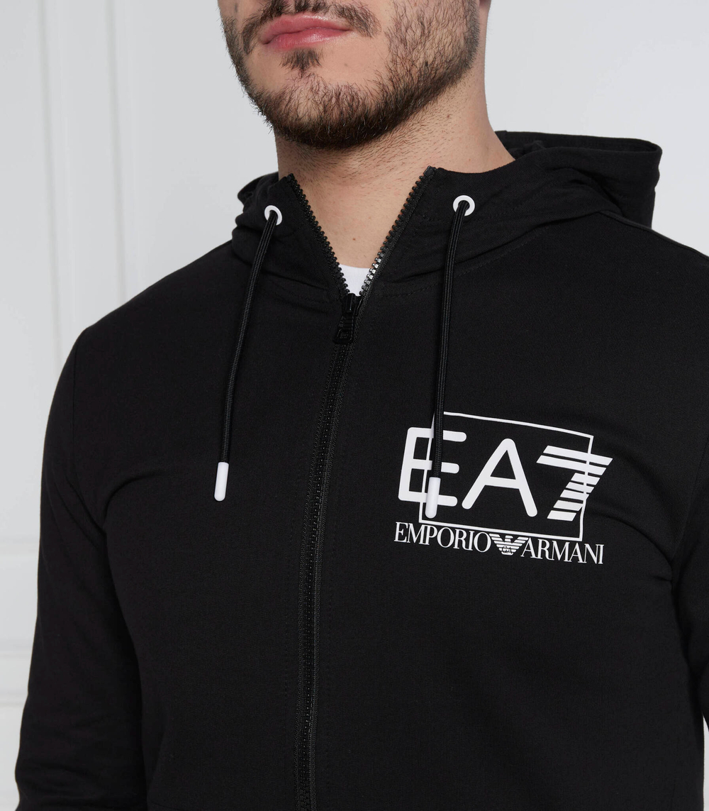 Худи EA7 - черный(3RPM53 PJ05Z)