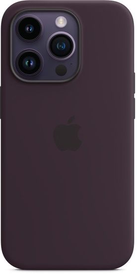 Чехол Apple MagSafe для iPhone 14 Pro Max, силикон, сливовый