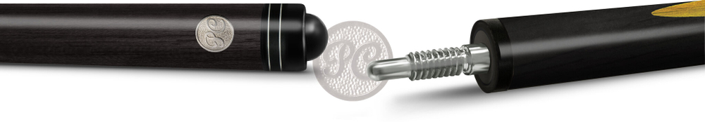 10-8-Р Кий "Классик 13-запильный" 2 РС, черн.граб/желт.граб(РС)