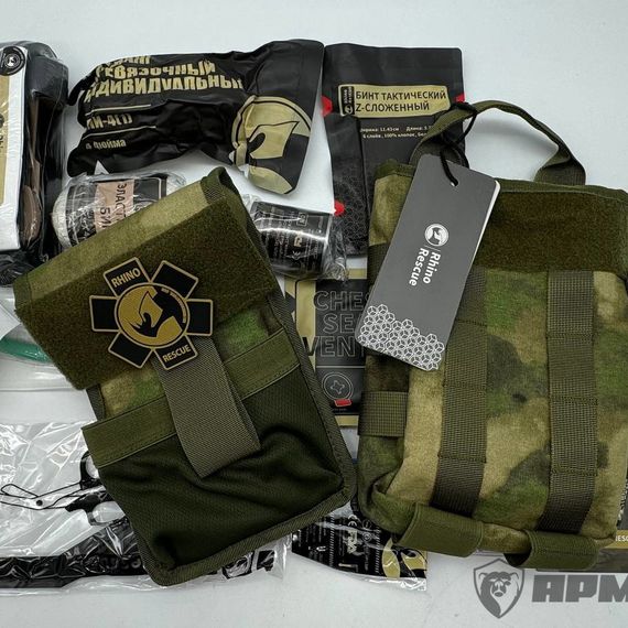 Тактическая аптечка “RHINO RESCUE” IFAK MEDICAL POUCH FIRST AID KIT