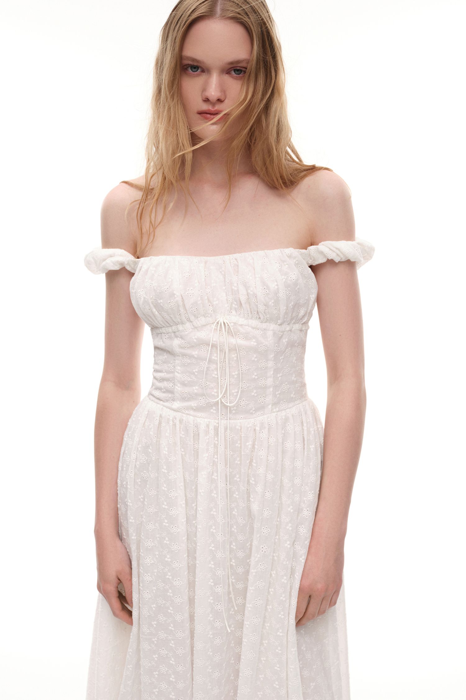 Платье из шитья (Gelato), молочное