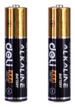 Батарейки Deli, АAA LR-03, 2шт/упак