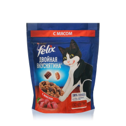 Сухой корм FELIX Двойная вкуснятина с курицей 600 гр