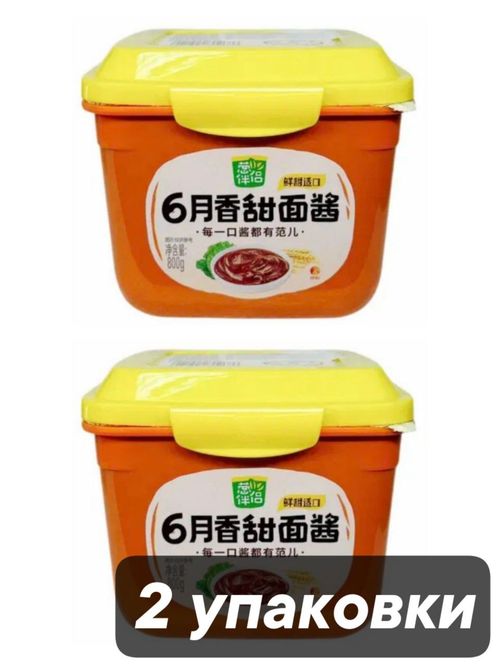 Соус бобово-пшеничный Тяньмяньцзян Liuyuexiang 800 г x 2 шт