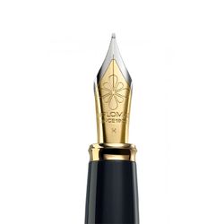Перьевая ручка Diplomat Excellence A2 black lacquer gold M (D40203025) 1