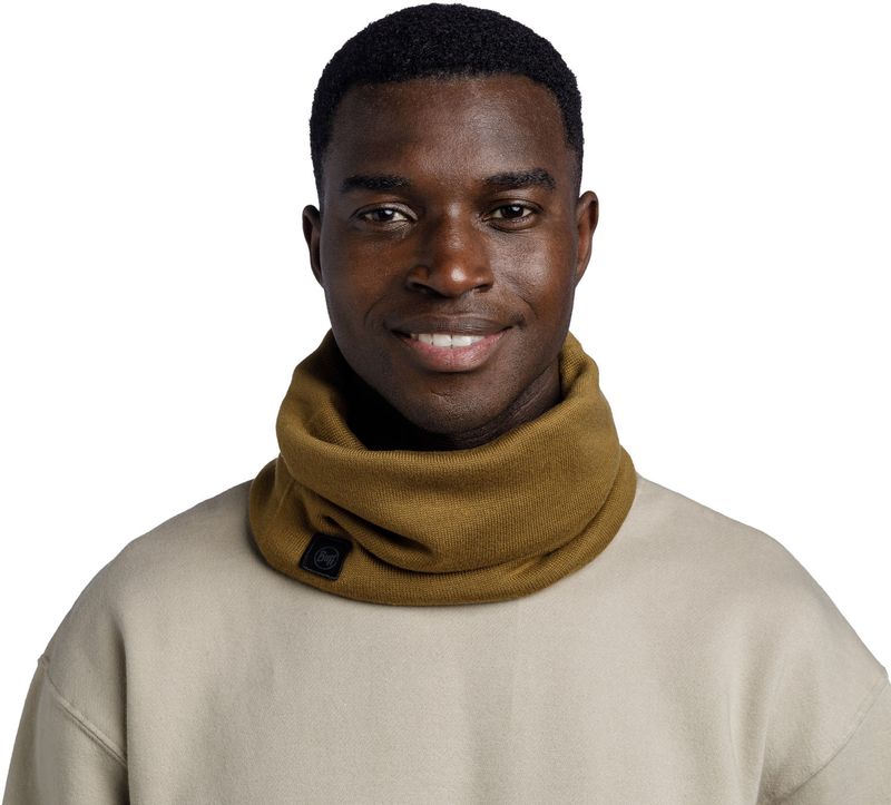 Шарф-труба вязаный Buff Knitted Neckwarmer Niels Evo Brindle Brown Фото 2