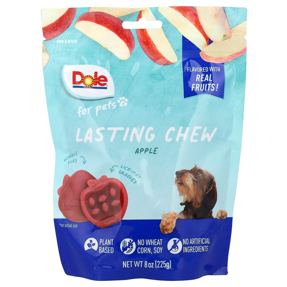 Dole for Pets, Lasting Chew, яблоко, 225 г (8 унций)
