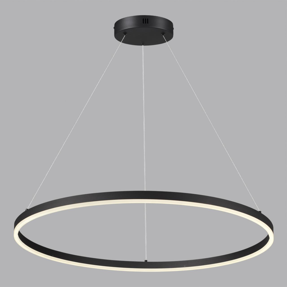 6530/67L LEDIO LN26 262 чёрный Светильник подвесной LED 67W  3000/4000/6000К 220V ECHO