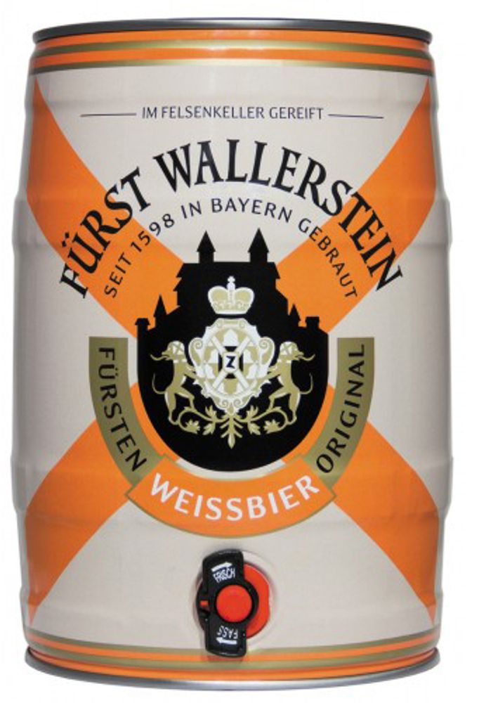 Пиво Фюрст Валлерштайн Ориджинал Вайсбир / Furst Wallerstein Original Waissbier 5л