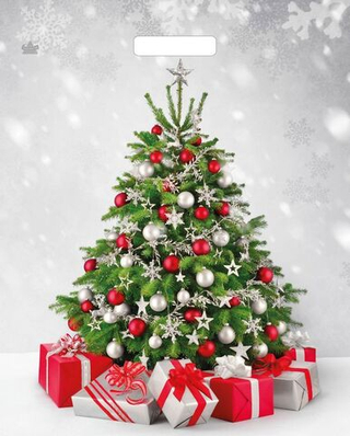 Пакет ВУР 38*47см НГ 60мкм  Подарки у елки 1 шт