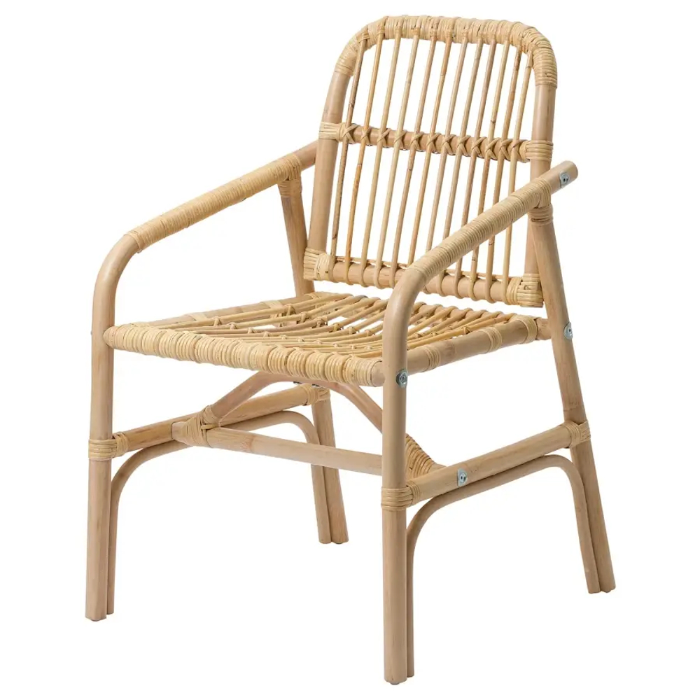 Стул с подлокотниками - SALNÖ / SALNO/ IKEA /ИКЕА, 84х48х41 см, светло-коричневый