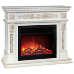 Каминокомплект Real Flame Estella 25,5/26 WT с очагом Moonblaze Deluxe Black