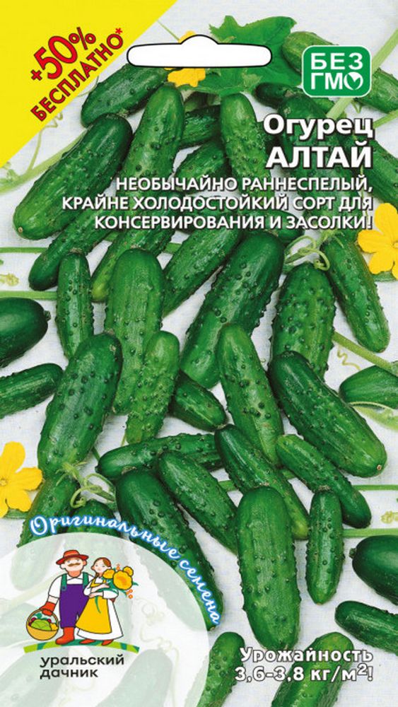 Огурец &quot;G. Алтай&quot; 10шт + 50% БЕСПЛАТНО, Россия.