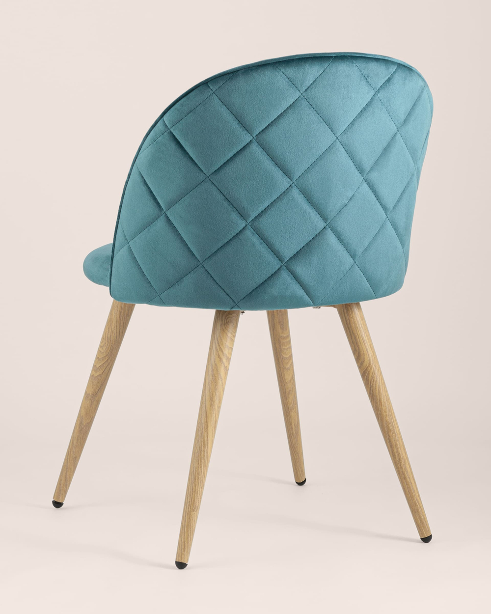 Стул Лион велюр с ромбами аквамарин 4 шт