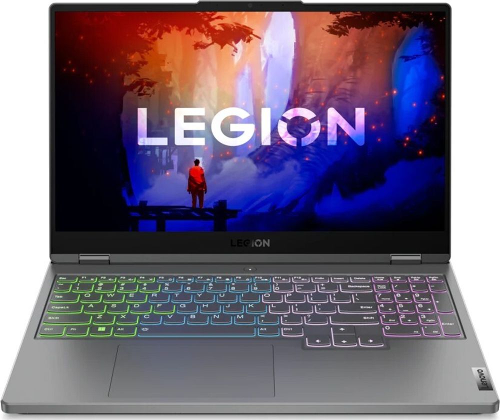 Ноутбук Lenovo Legion 5 15ARH7H, 15.6&amp;quot; (1920x1080) IPS 165Гц/AMD Ryzen 5 6600H/16ГБ DDR5/1ТБ SSD/GeForce RTX 3060 6ГБ/Без ОС, серый [82RD000RRK]